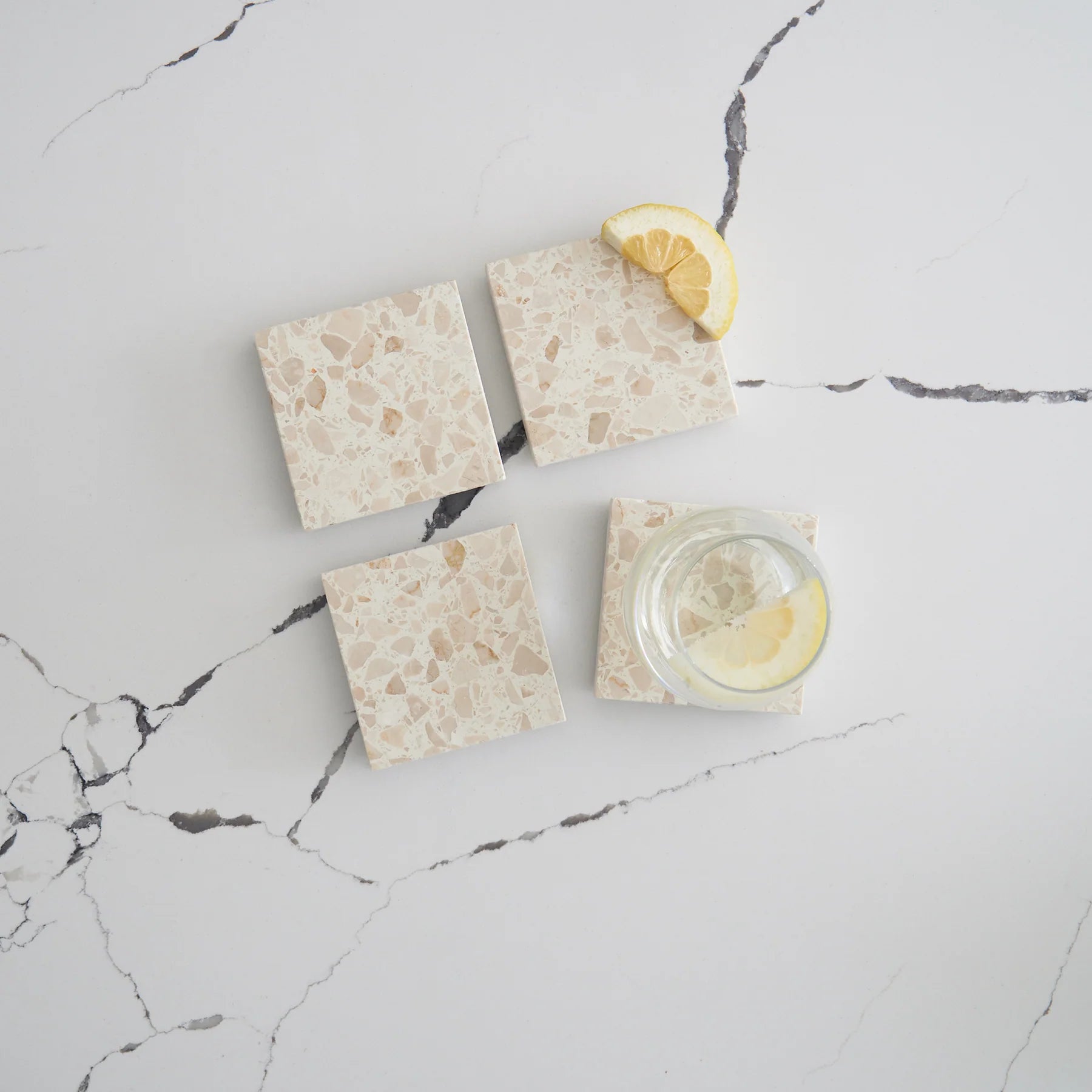 Terrazzo Set of Coasters